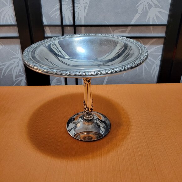 Vintage ONEIDA Silver Plate Royal Grandeur COMPOTE Pedestal Dish - Picture 1 of 4